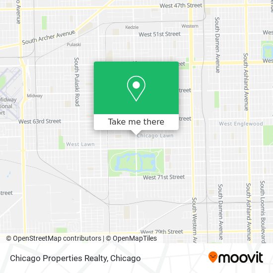 Chicago Properties Realty map