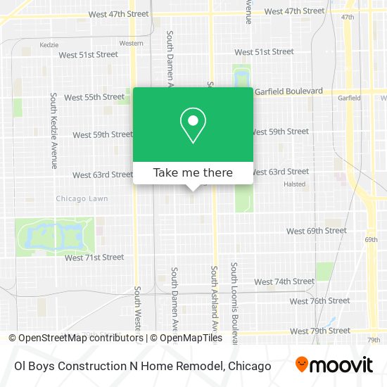 Ol Boys Construction N Home Remodel map