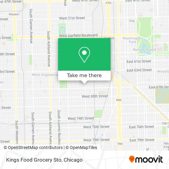 Kings Food Grocery Sto map