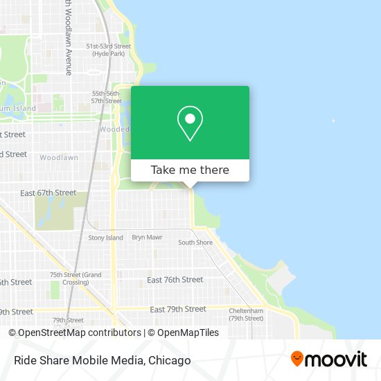 Ride Share Mobile Media map