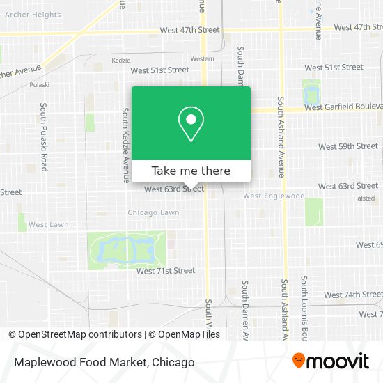 Mapa de Maplewood Food Market