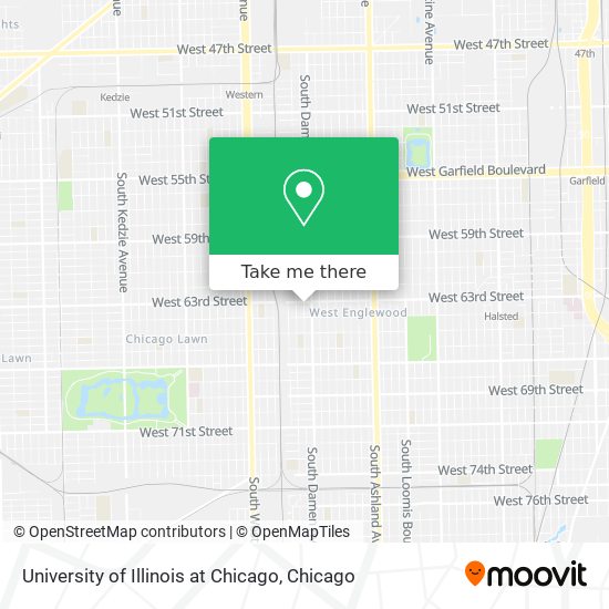 University of Illinois at Chicago map