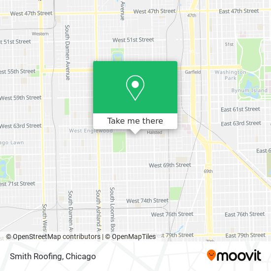 Smith Roofing map