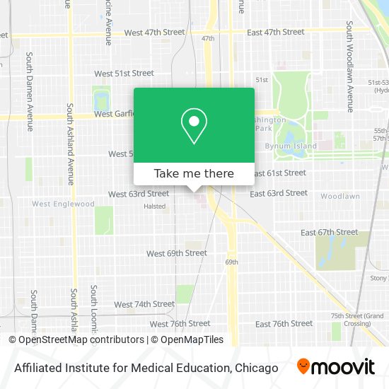 Affiliated Institute for Medical Education map