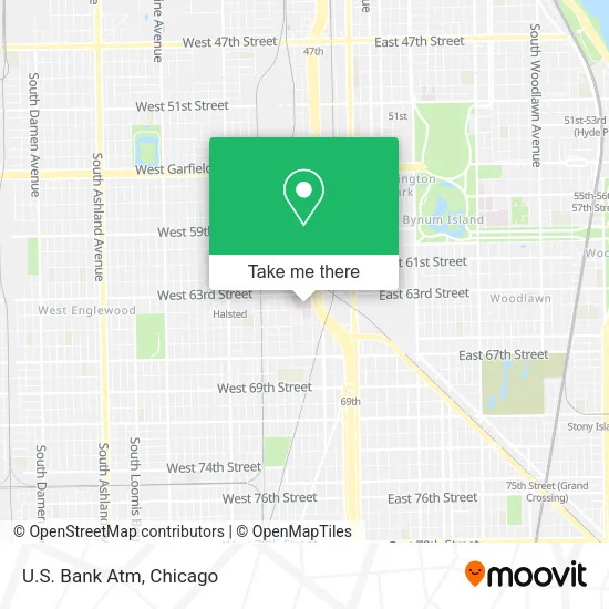 Mapa de U.S. Bank Atm