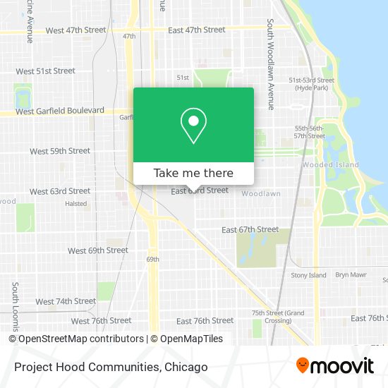 Project Hood Communities map