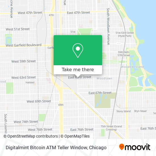 Digitalmint Bitcoin ATM Teller Window map