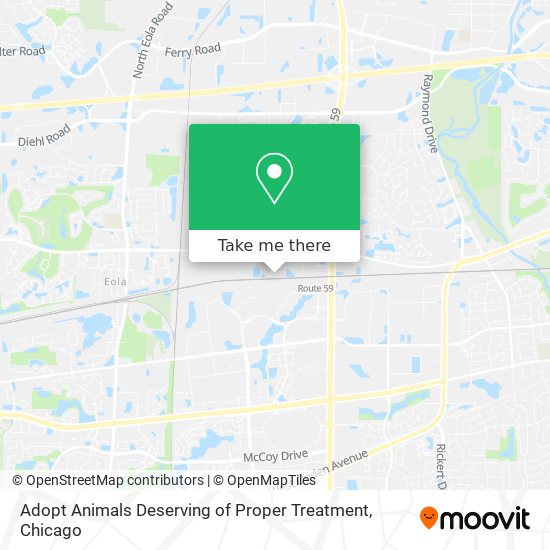 Adopt Animals Deserving of Proper Treatment map