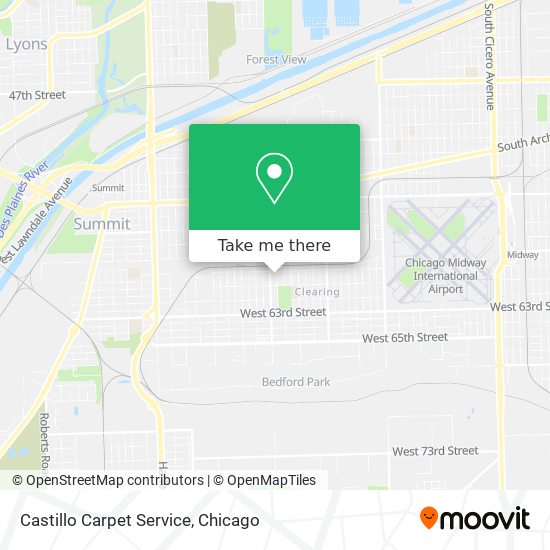 Castillo Carpet Service map