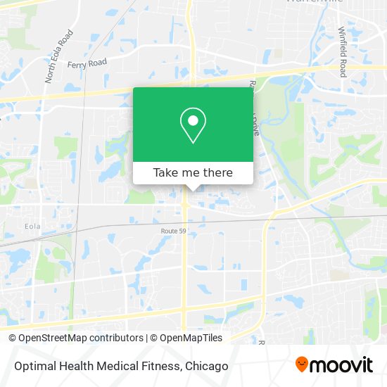 Optimal Health Medical Fitness map