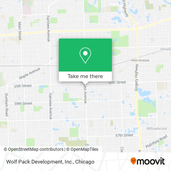 Wolf Pack Development, Inc. map