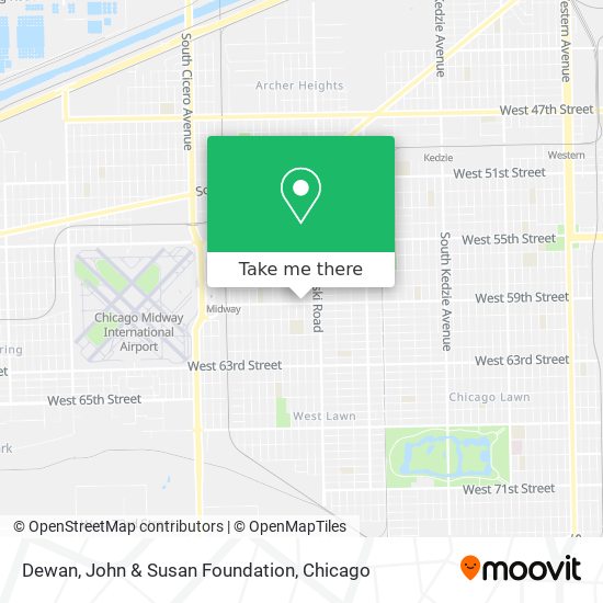 Dewan, John & Susan Foundation map