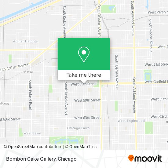 Bombon Cake Gallery map