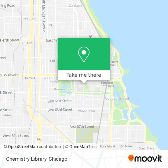 Chemistry Library map