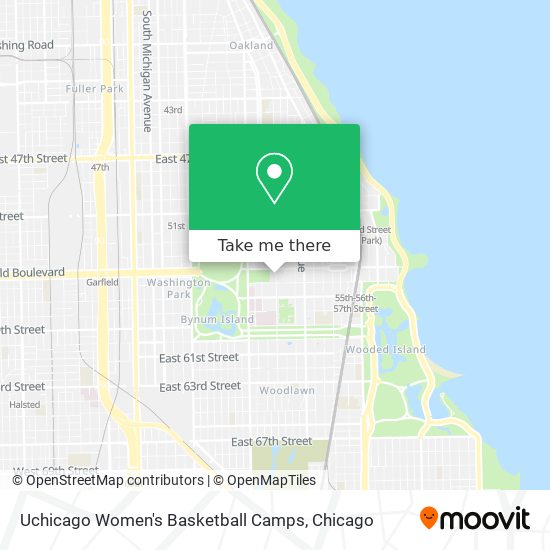 Mapa de Uchicago Women's Basketball Camps