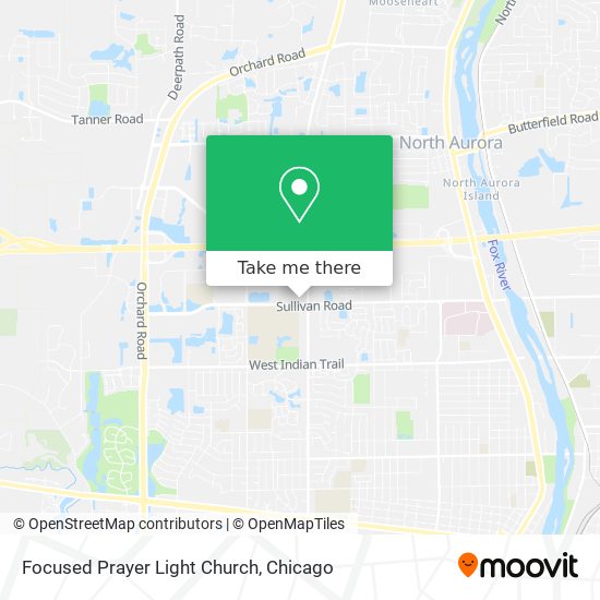 Focused Prayer Light Church map