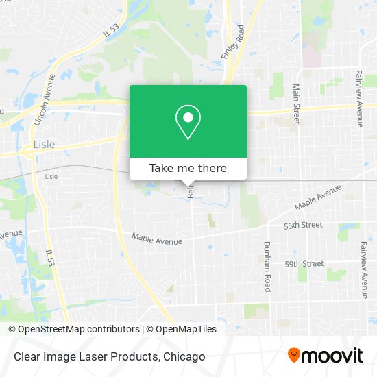 Clear Image Laser Products map
