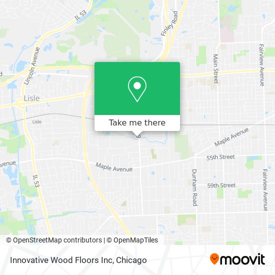 Mapa de Innovative Wood Floors Inc