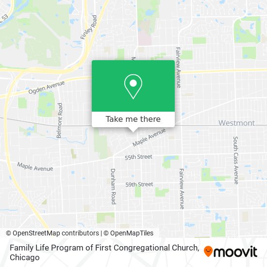 Family Life Program of First Congregational Church map