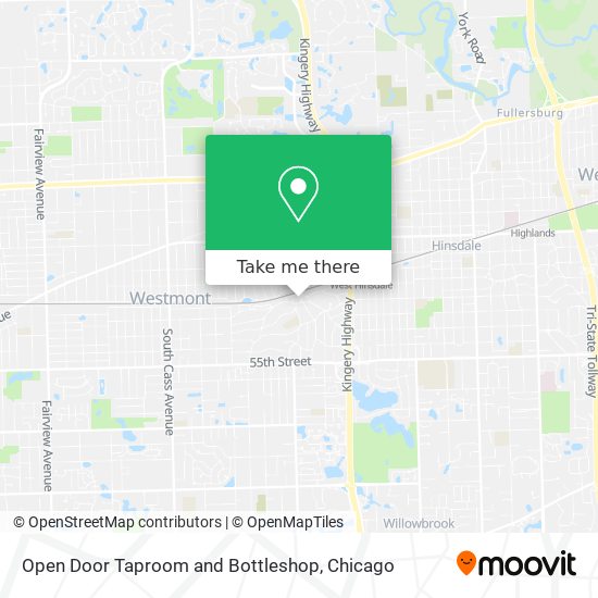 Mapa de Open Door Taproom and Bottleshop