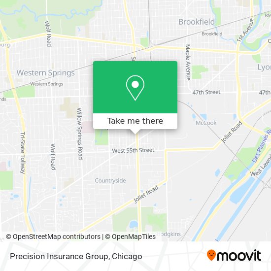 Precision Insurance Group map