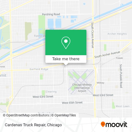 Cardenas Truck Repair map