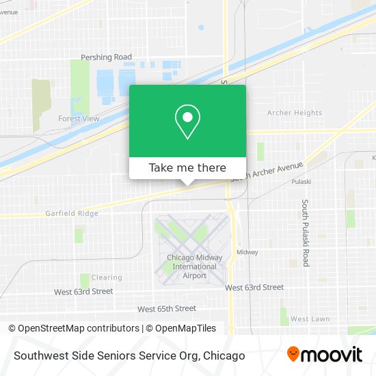 Southwest Side Seniors Service Org map