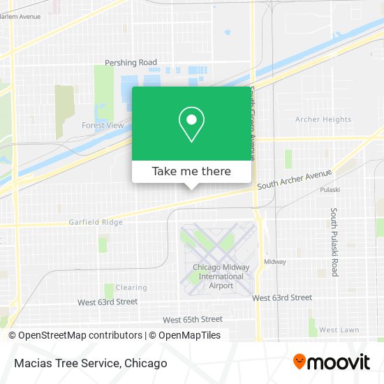 Macias Tree Service map