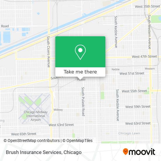 Brush Insurance Services map