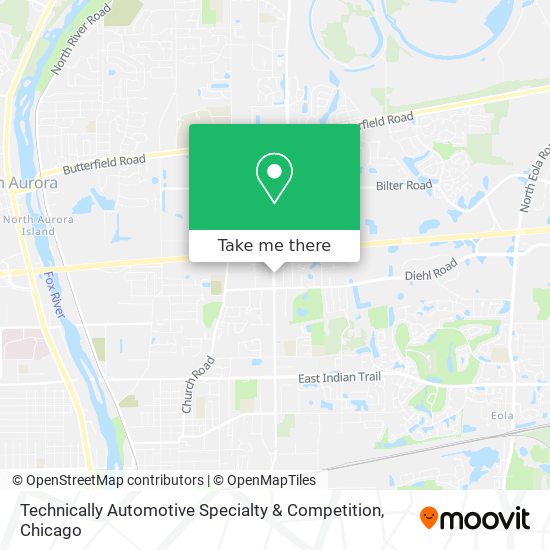 Technically Automotive Specialty & Competition map
