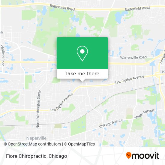 Fiore Chiropractic map