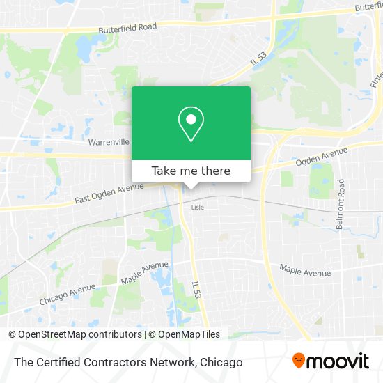 The Certified Contractors Network map