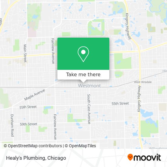 Healy's Plumbing map