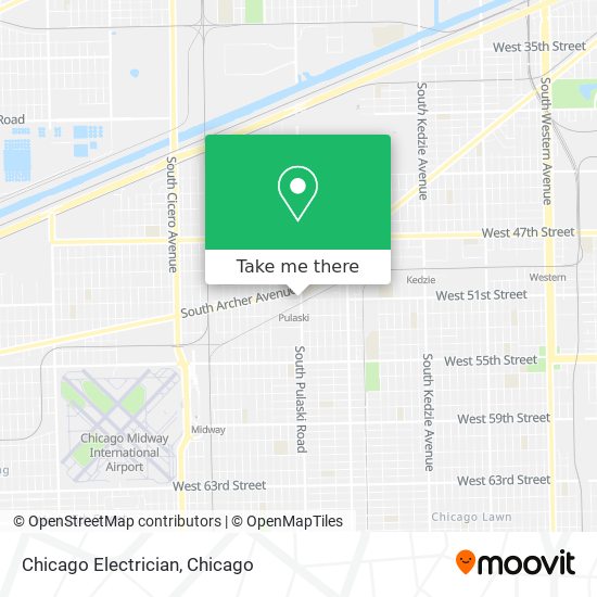 Chicago Electrician map