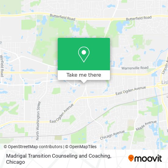 Mapa de Madrigal Transition Counseling and Coaching