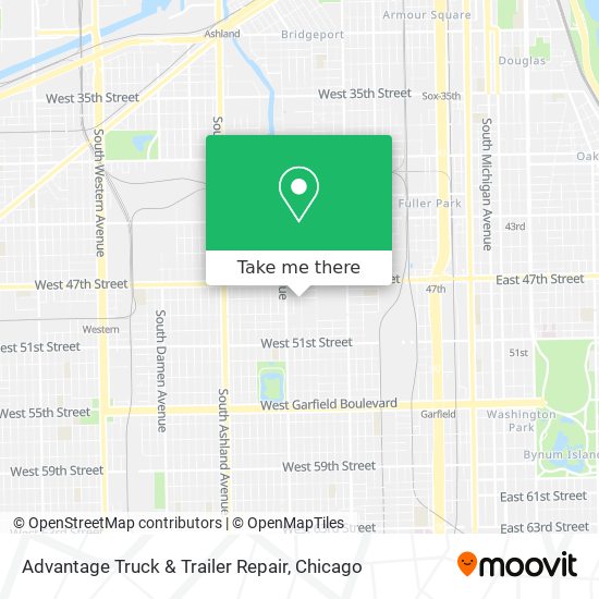 Mapa de Advantage Truck & Trailer Repair