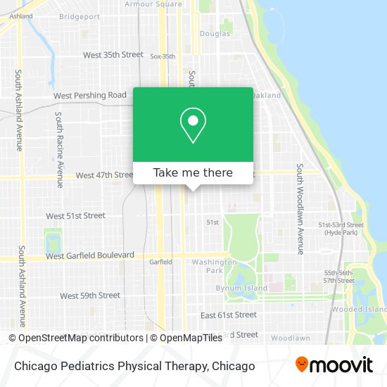 Chicago Pediatrics Physical Therapy map
