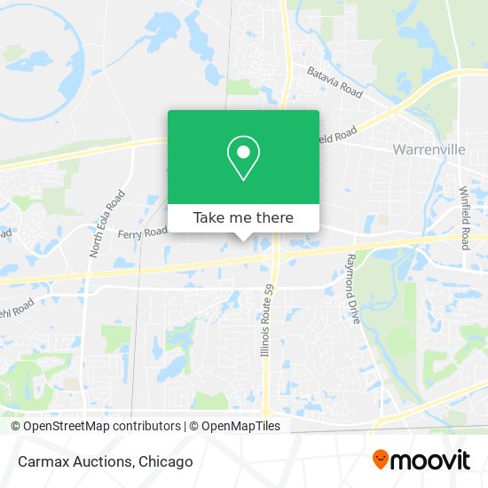 Carmax Auctions map