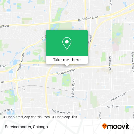 Servicemaster map