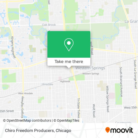 Chiro Freedom Producers map