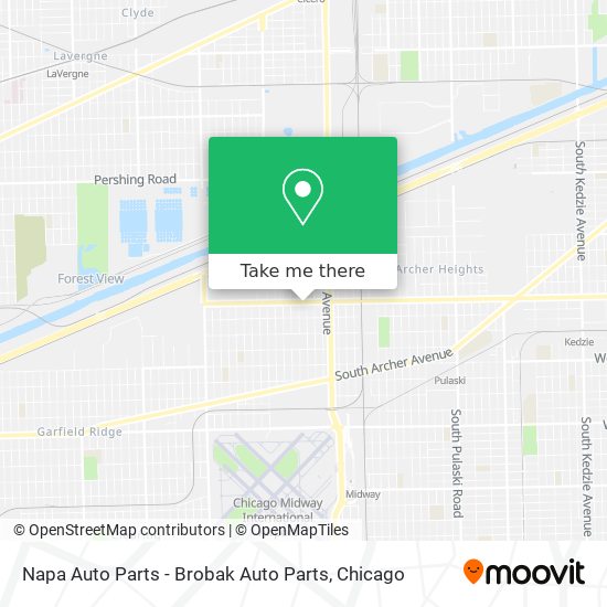 Napa Auto Parts - Brobak Auto Parts map