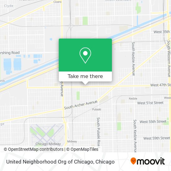 Mapa de United Neighborhood Org of Chicago