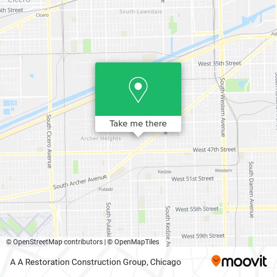 A A Restoration Construction Group map