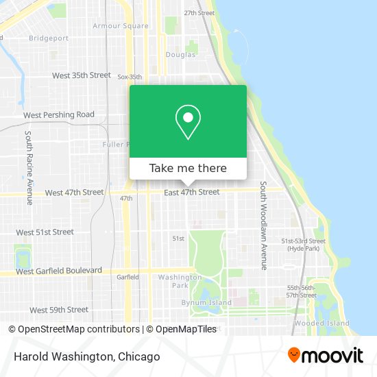 Harold Washington map