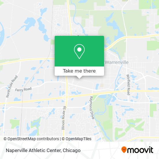 Mapa de Naperville Athletic Center