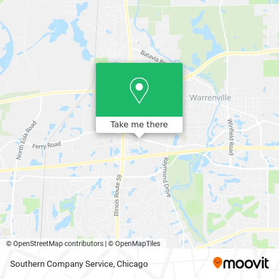 Southern Company Service map