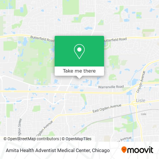 Mapa de Amita Health Adventist Medical Center