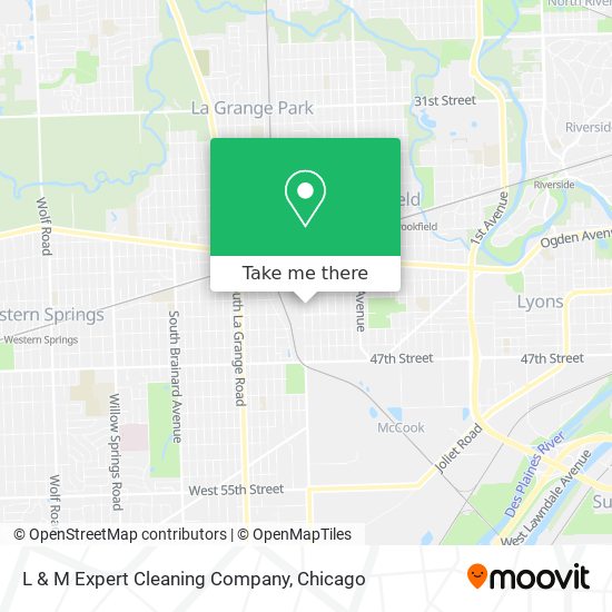 Mapa de L & M Expert Cleaning Company