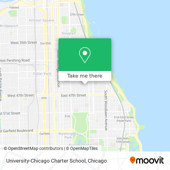 Mapa de University-Chicago Charter School