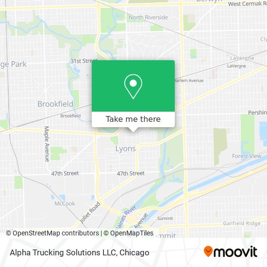Alpha Trucking Solutions LLC map